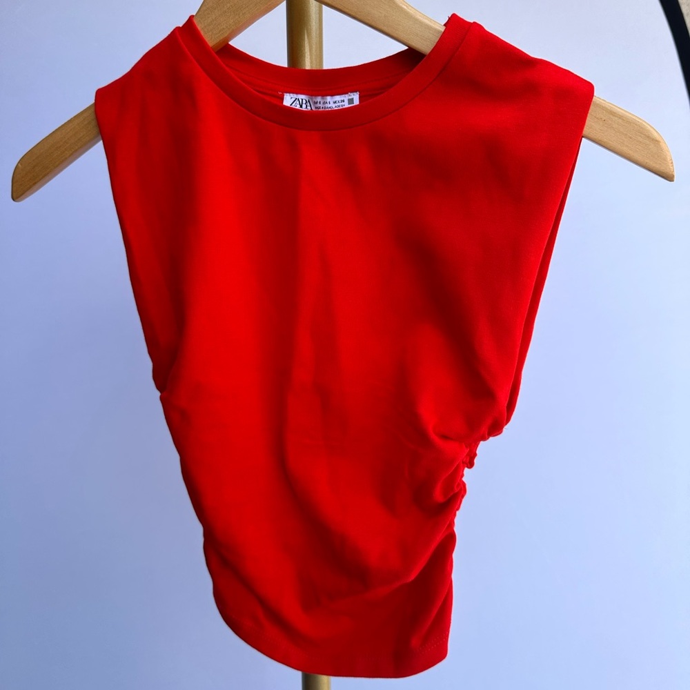 Zara tie up top
